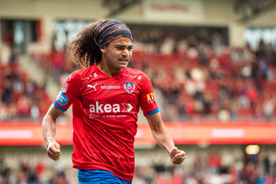 Helsingborgs Adam Kaied jublar