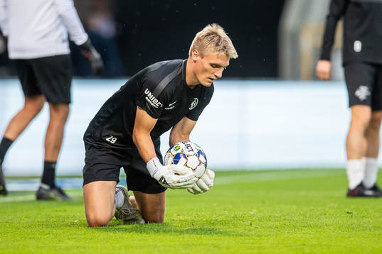 Landskronas målvakt Svante Hildeman