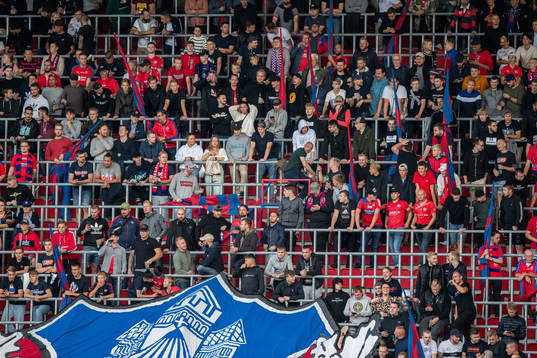under fotbollsmatchen i Superettan mellan Helsingborg och