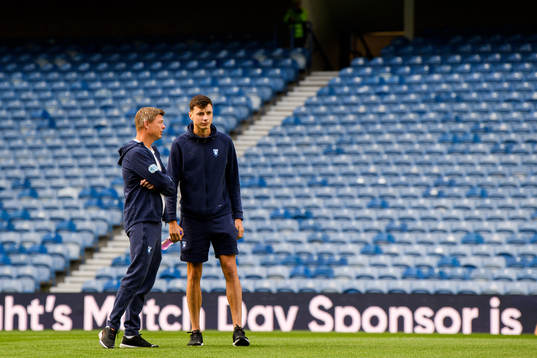 Jon Dahl Tomasson, head coach and Anel Ahmedhodzic of