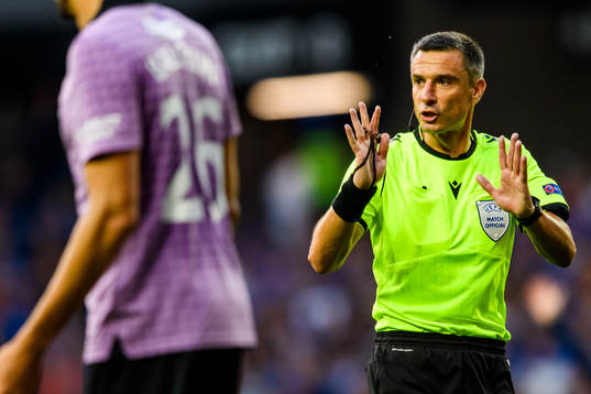 Referee Slavko Vincic