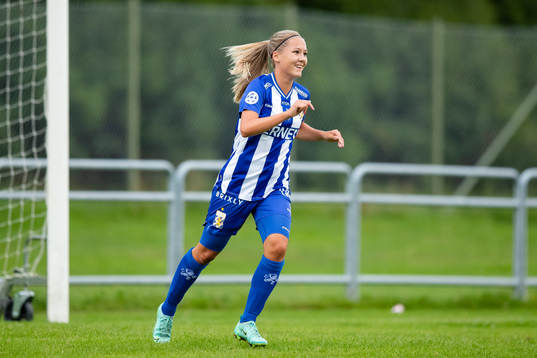 IFK Göteborgs Novalie Jensen jublar