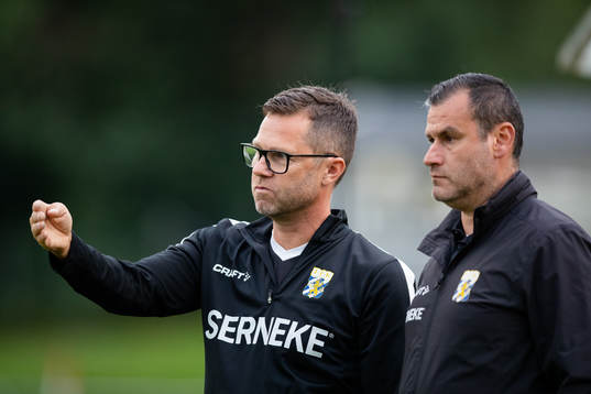 IFK Göteborgs tränare Peter Svanström och Christian