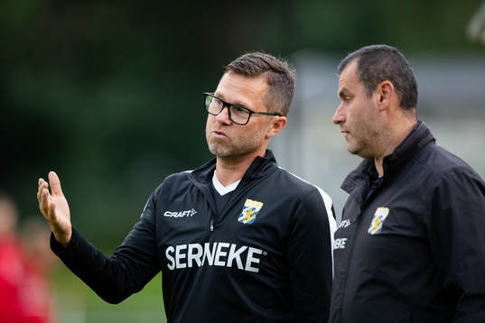 IFK Göteborgs tränare Peter Svanström och Christian