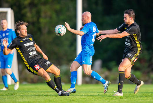 Älmhults Dennis Johansson och Växjö Norras Jesper