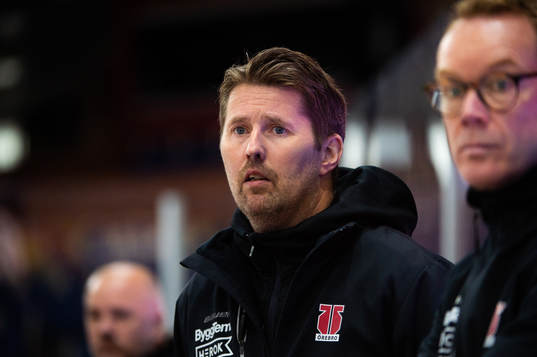 Örebros Assisterande tränare Stefan Klockare  och Niklas