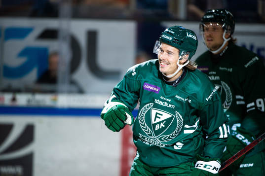 Färjestads Joakim Nygård  jublar