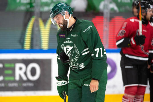 Färjestads Jesse Virtanen deppar