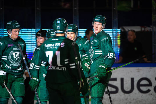 Färjestads Joakim Nygård, Jesse Virtanen, Michael