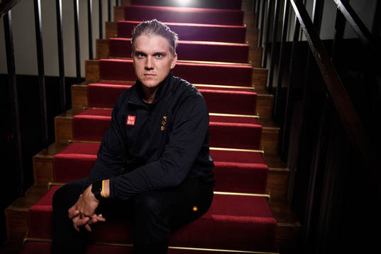 Jakob Silfverberg poses for a portrait