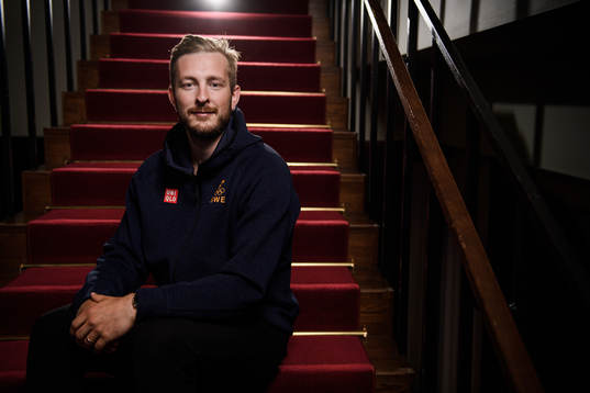 Goalkeeper Linus Ullmark poses for a portrait