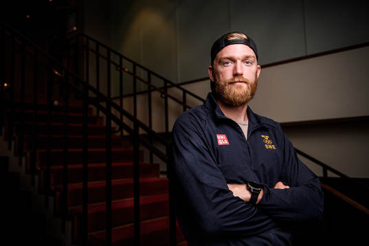 Mattias Ekholm poses for a portrait