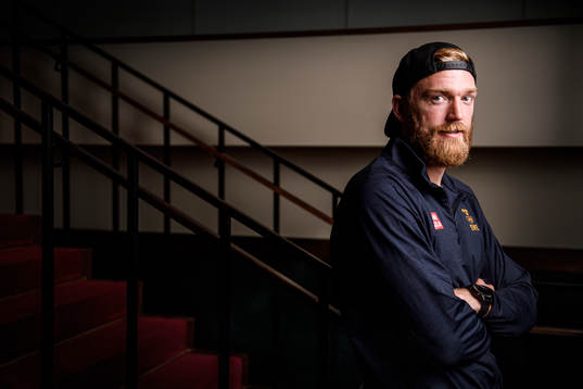Mattias Ekholm poses for a portrait