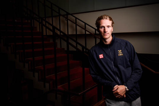 John Klingberg poses for a portrait