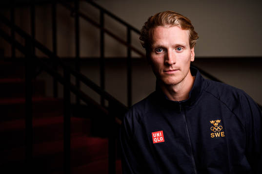 John Klingberg poses for a portrait