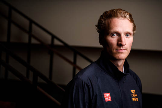 John Klingberg poses for a portrait