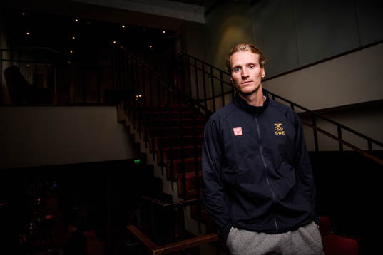 John Klingberg poses for a portrait