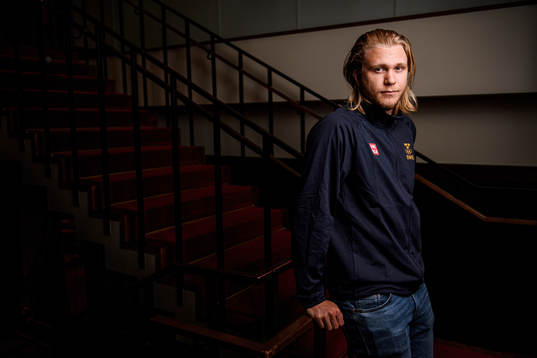 William Karlsson poses for a portrait