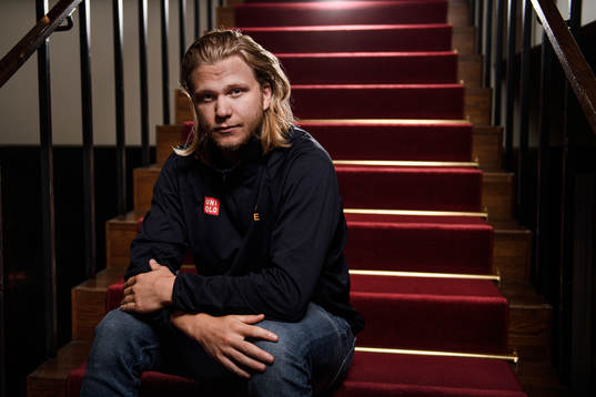 William Karlsson poses for a portrait