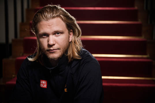 William Karlsson poses for a portrait