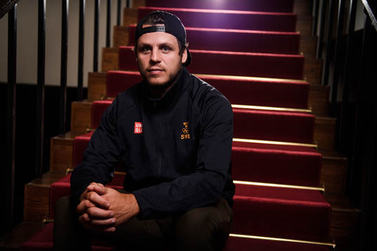 Mattias Janmark poses for a portrait