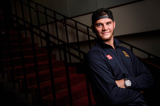 André Burakovsky poses for a portrait