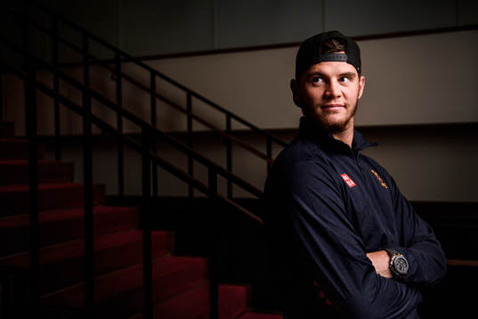 André Burakovsky poses for a portrait