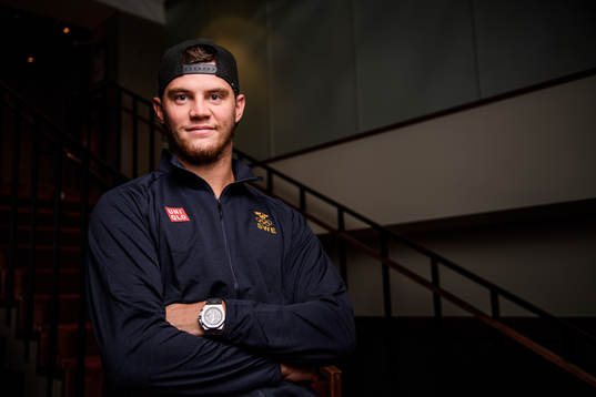 André Burakovsky poses for a portrait