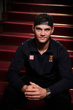 André Burakovsky poses for a portrait