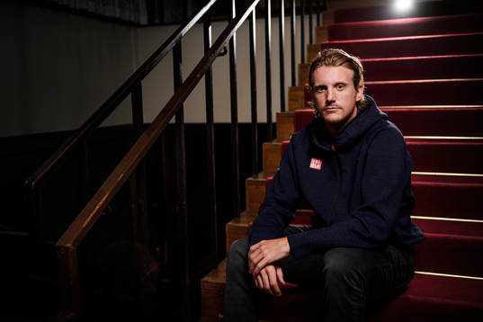 Jonas Brodin poses for a portrait