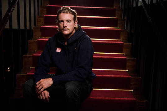 Jonas Brodin poses for a portrait