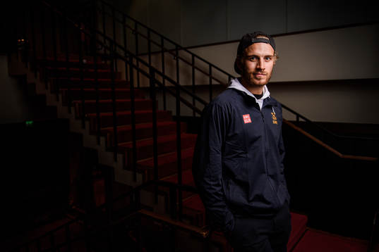 Alexander Wennberg poses for a portrait