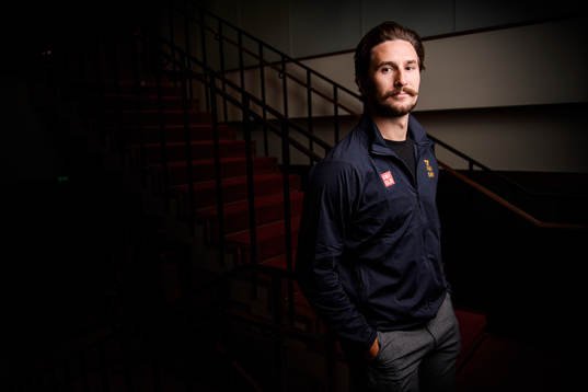 Filip Forsberg poses for a portrait