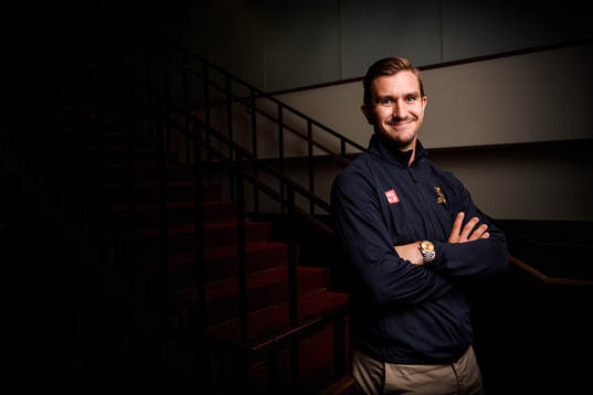 Mikael Backlund poses for a portrait