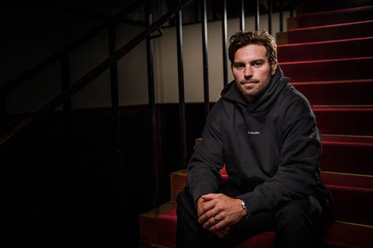 Calle Järnkrok poses for a portrait