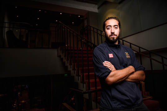 Mika Zibanejad poses for a portrait