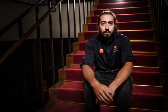 Mika Zibanejad poses for a portrait