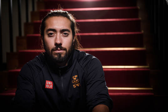 Mika Zibanejad poses for a portrait