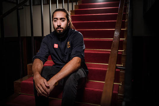 Mika Zibanejad poses for a portrait