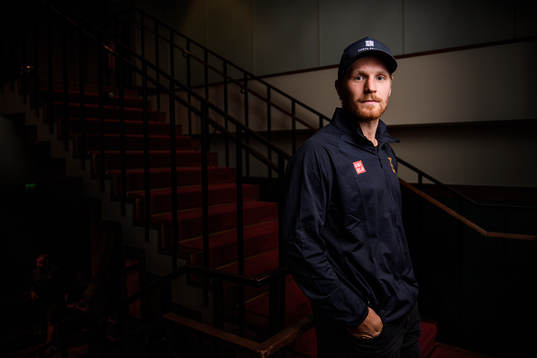 Gabriel Landeskog poses for a portrait