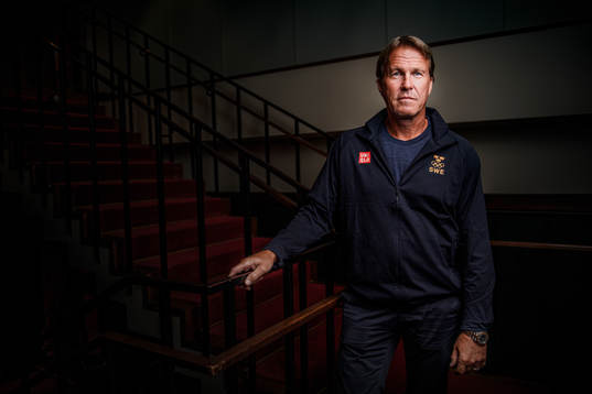 Head coach Johan Garpenlöv poses for a portrait