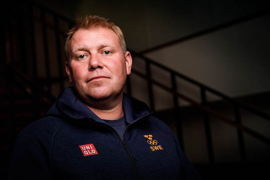 Sports director Olof Östblom poses for a portrait