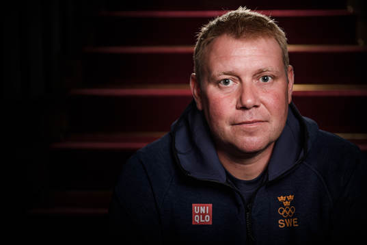 Sports director Olof Östblom poses for a portrait