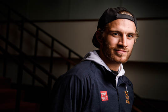 Alexander Wennberg poses for a portrait