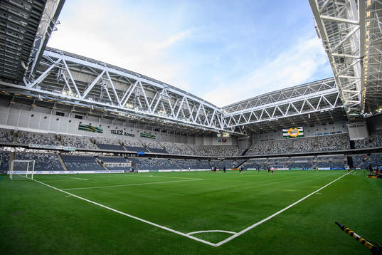 Interior view of Tele2 Arena