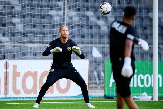 Goalkeeper David Ousted of Hammarby