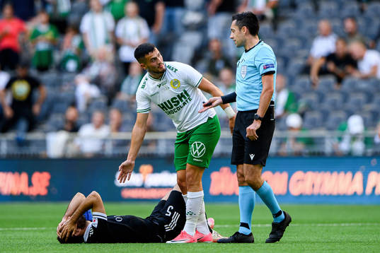 Marko Docic of Cukaricki  , Astrit Selmani of Hammarby and