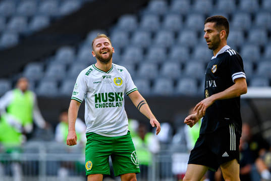 Darijan Bojanic of Hammarby looks dejected