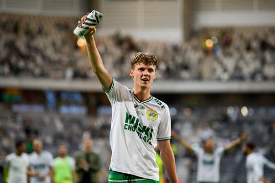Williot Swedberg of Hammarby celebrates