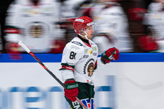 Frölundas Ryan Lasch jublar
